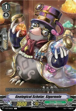 Geological Scholar, Sigurmole Card Front