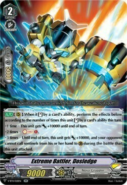 Extreme Battler, Dosledge Card Front