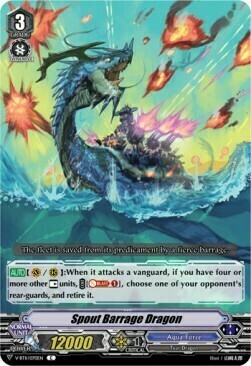 Spout Barrage Dragon Card Front