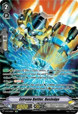 Extreme Battler, Dosledge Card Front