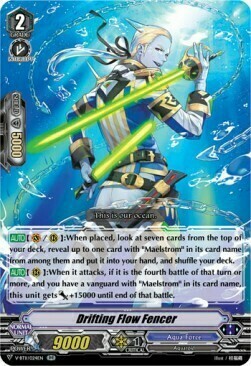 Drifting Flow Fencer Card Front