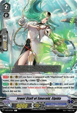 Jewel Staff of Emerald, Elpida Card Front