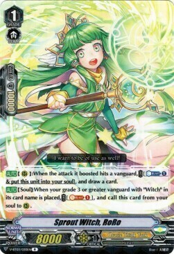 Sprout Witch, RoRo Card Front