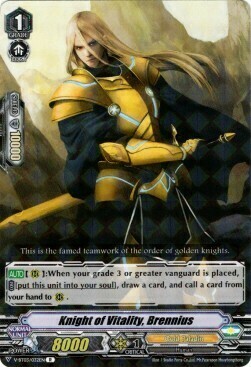 Knight of Vitality, Brennius Card Front