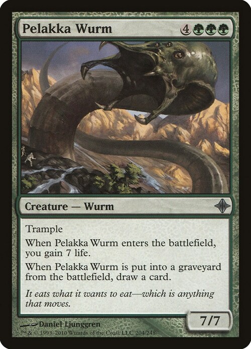 Pelakka Wurm Card Front