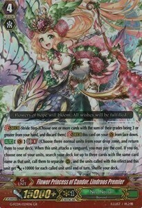 Flower Princess of Candor, Lindroos Premier Card Front