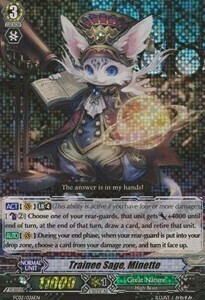 Trainee Sage, Minette Card Front