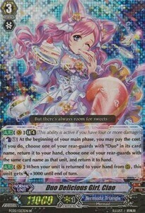 Duo Delicious Girl, Ciao Card Front