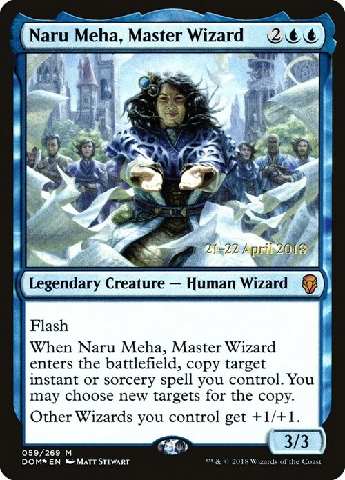 Naru Meha, Master Wizard Card Front