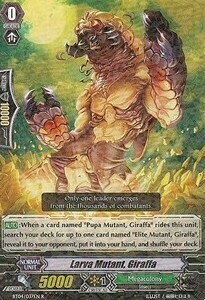 Larva Mutant, Giraffa Card Front