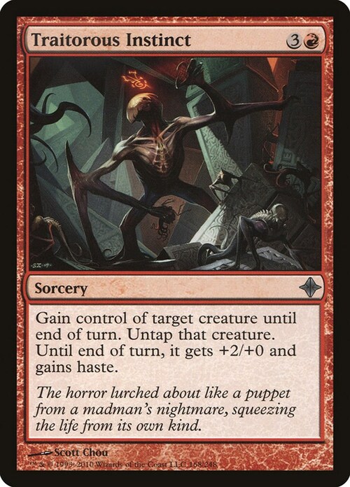 Traitorous Instinct Card Front