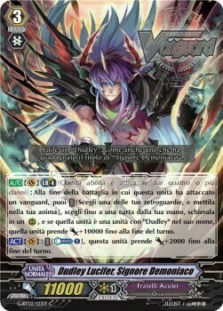 Demonic Lord, Dudley Lucifer Card Front