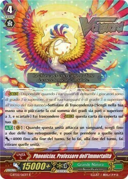 Immortality Professor, Phoeniciax Card Front