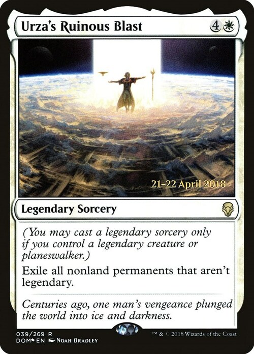 Urza's Ruinous Blast Card Front