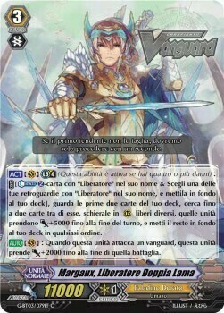 Twin Blade Liberator, Margaux Card Front