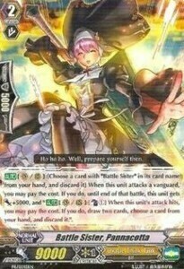 Battle Sister, Pannacotta Card Front