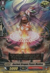 Ancient Dragon Flame Maiden Card Front