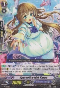 Apprentice Idol, Karen Card Front