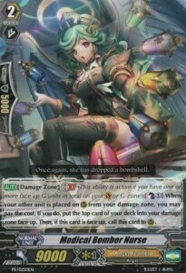 Medical Bomber Nurse Card Front