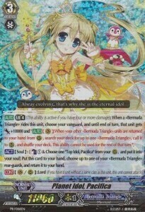 Planet Idol, Pacifica Card Front