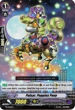 Pulsar, Poppins Pony Card Front