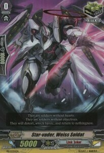 Star-vader, Weiss Soldat Card Front