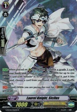 Laurel Knight, Sicilus Card Front