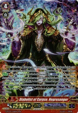 Diabolist of Corpse, Negrosonger Card Front