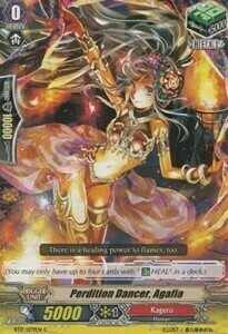 Perdition Dancer, Agafia Card Front