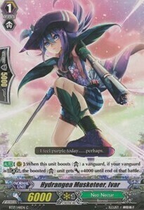 Hydrangea Musketeer, Ivar Card Front