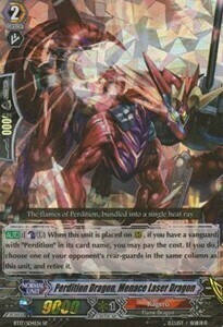 Perdition Dragon, Menace Laser Dragon Card Front