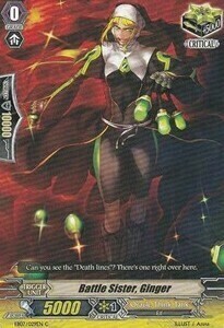 Battle Sister, Ginger Card Front