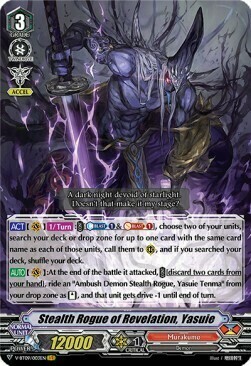 Stealth Rogue of Revelation, Yasuie Card Front