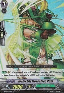 Water Lily Musketeer, Ruth Card Front