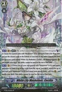 White Lily Musketeer, Cecilia Card Front