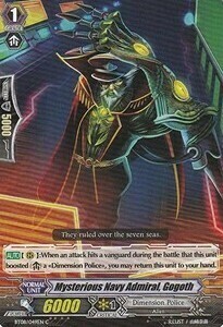 Mysterious Navy Admiral, Gogoth Card Front