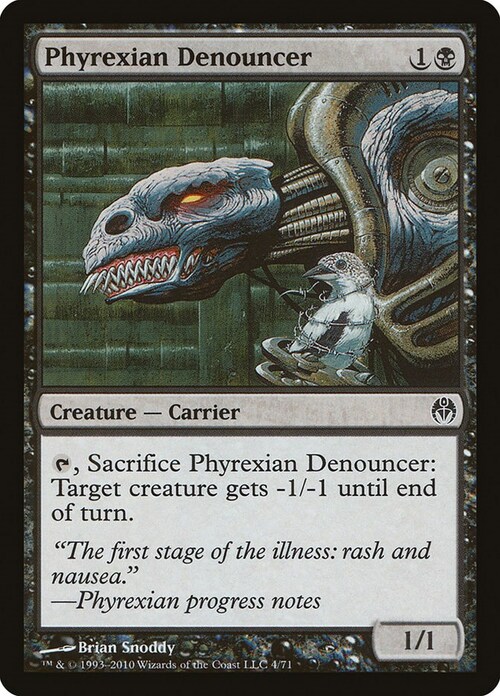 Phyrexian Denouncer Card Front