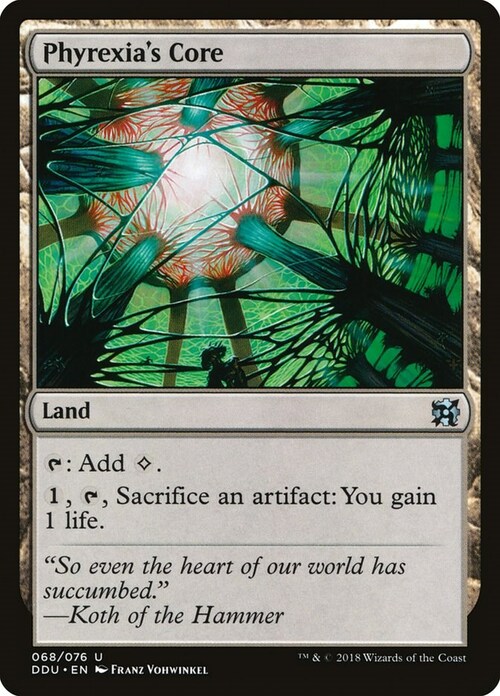 Phyrexia's Core Card Front