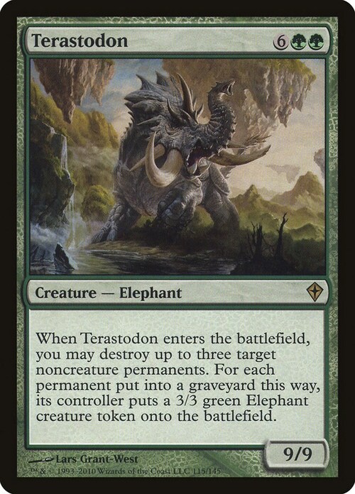 Terastodon Card Front