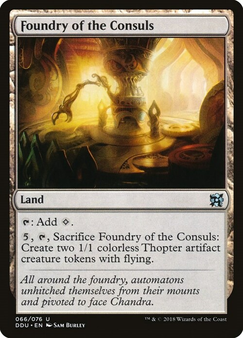 Foundry of the Consuls Card Front