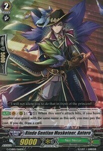 Rindo Gentian Musketeer, Antero Card Front