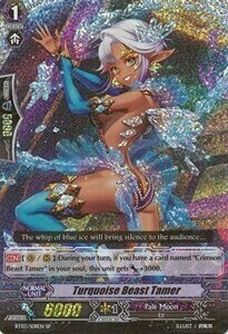 Turquoise Beast Tamer Card Front