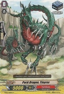 Pack Dragon, Tinyrex Card Front