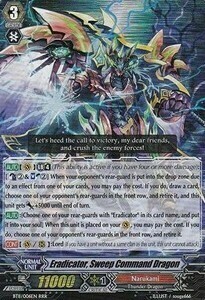 Eradicator, Sweep Command Dragon Card Front