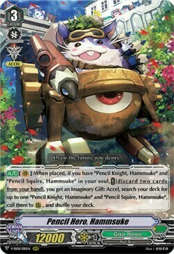 Pencil Hero, Hammsuke Card Front