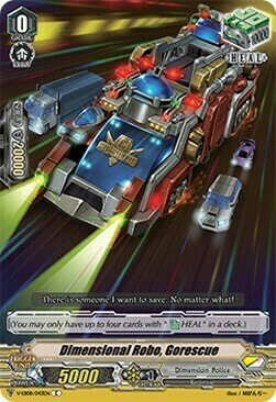 Dimensional Robo, Gorescue Card Front