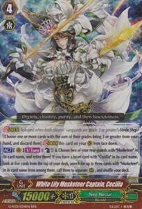 White Lily Musketeer Captain, Cecilia Card Front