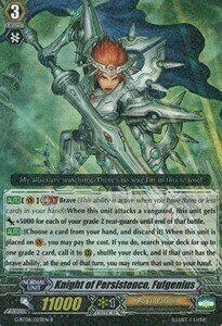 Knight of Persistence, Fulgenius Card Front