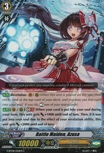 Battle Maiden, Azusa Card Front