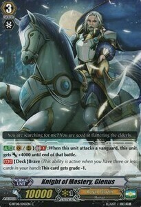 Knight of Mastery, Glenus Card Front